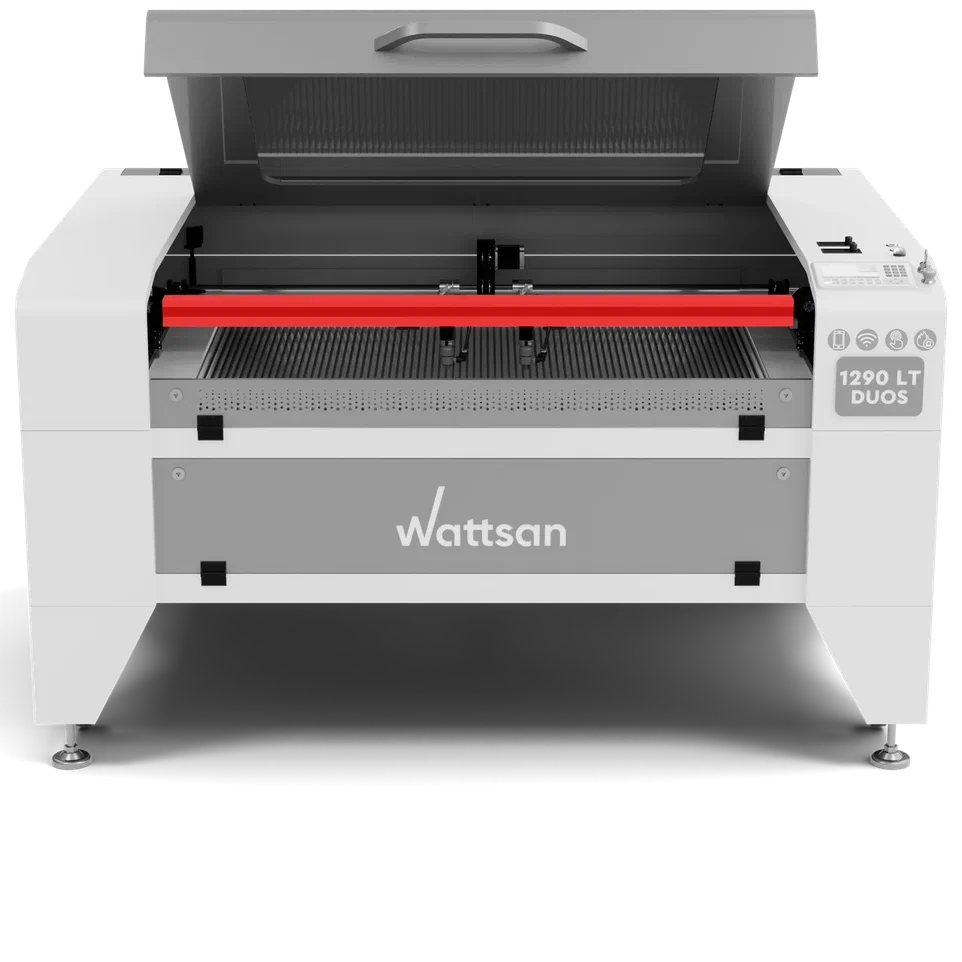 Laser CO2 machine DUOS LT series with work area 1200x900 mm and reinforced enclose motion system