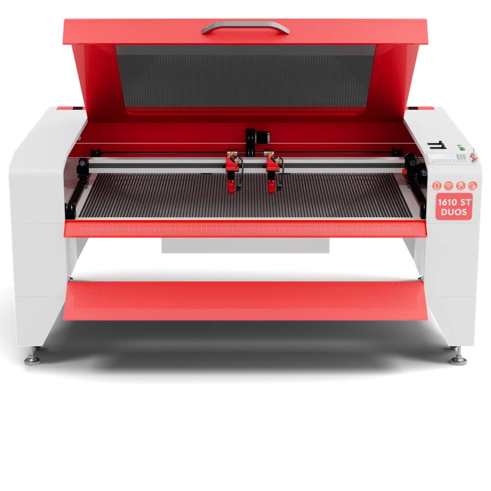 Laser CO2 machine DUOS ST series with work area 1600x1000 mm