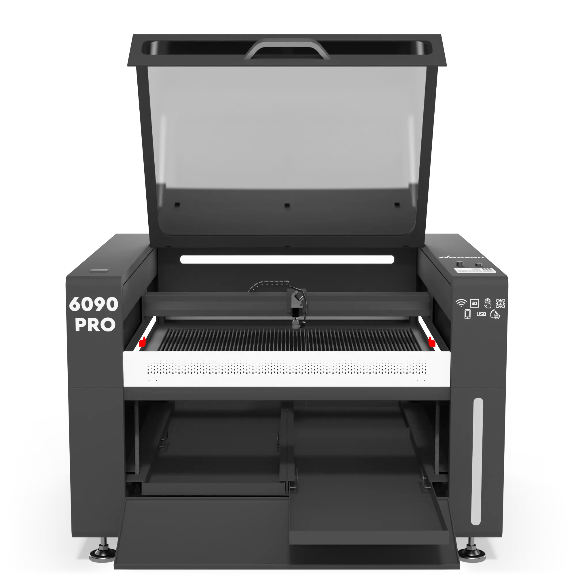 Laser CO2 machine Pro series with work area 600x900 mm and autofocus