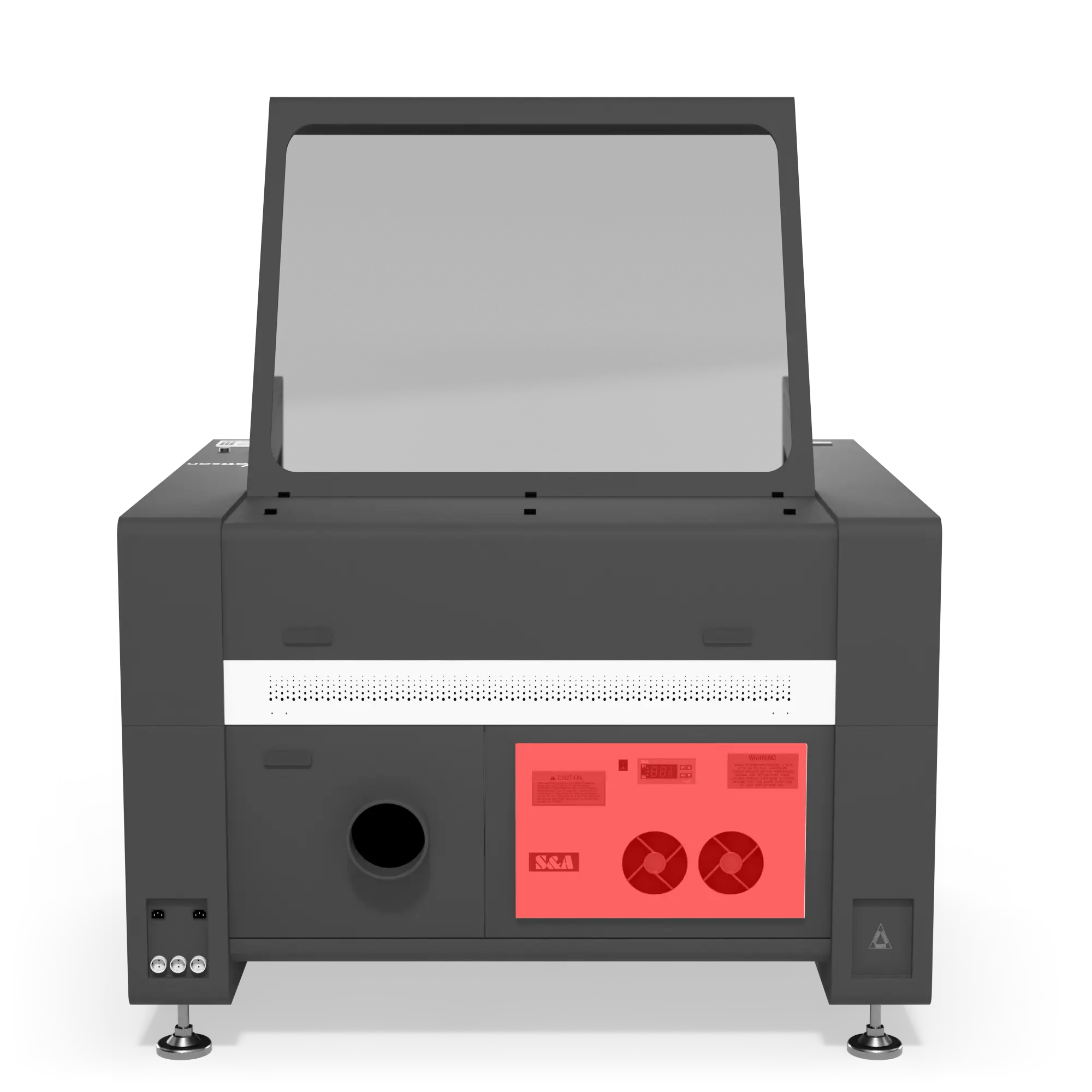 Laser CO2 machine Pro series with work area 600x900 mm and built-in chiller