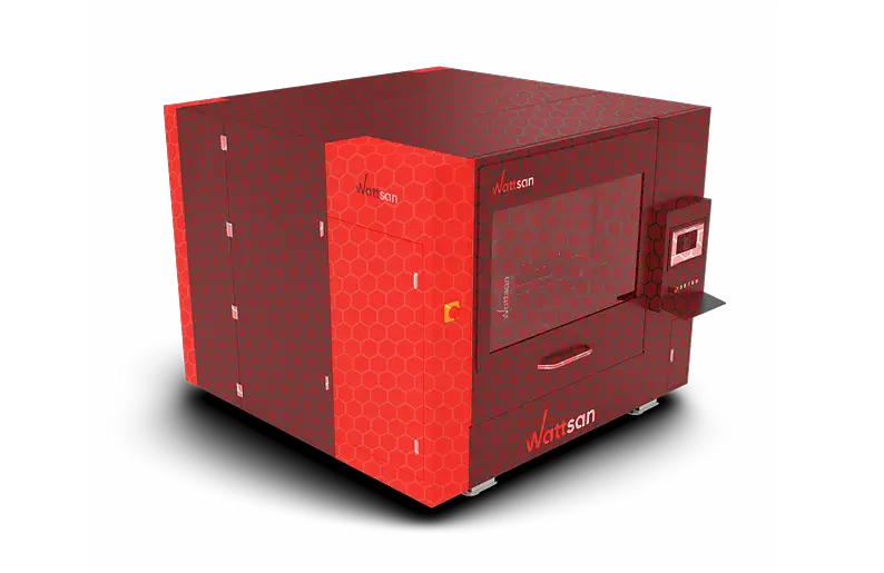 Laser metal cutting machine Wattsan 1313 A with protective cabin