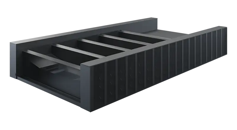 Solid frame for Wattsan laser metal cutting machines HARD series