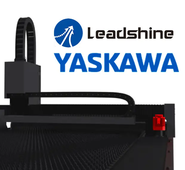 Wattsan laser metal cutting machine with Yaskawa and Leadshine servomotors
