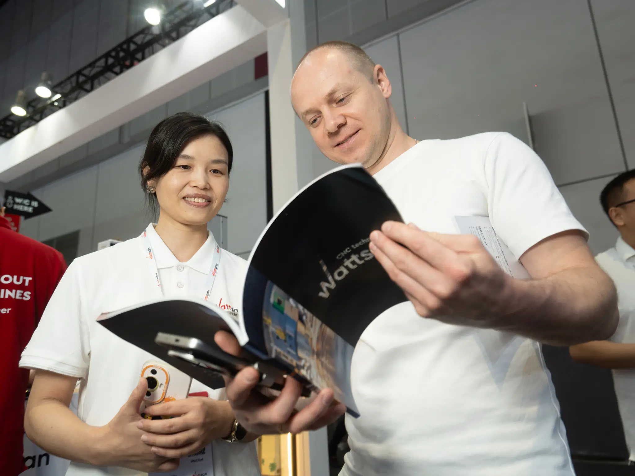 Wattsan at the CIIF 2025 exhibition for tab version